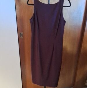 Chic Sleeveless Purple Midi Dress